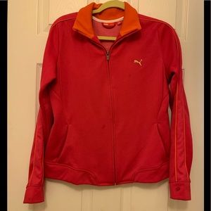 Vintage Puma Pink and Orange Track Jacket